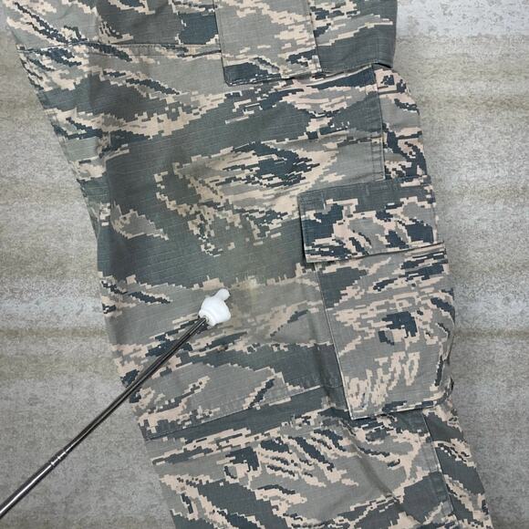 Vintage 90s Military Tactical Pants 34x28 Baggy Wide Leg Tiger Stripe Camo - Picture 9 of 12